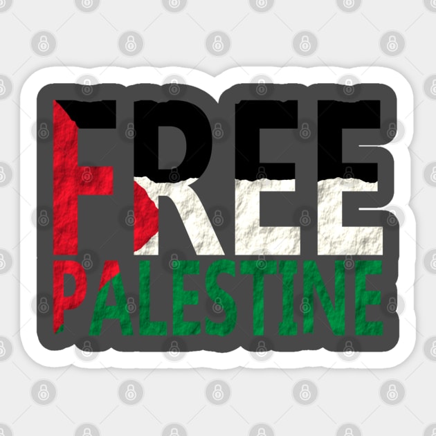 FREE PALESTINE Sticker by Good Big Store